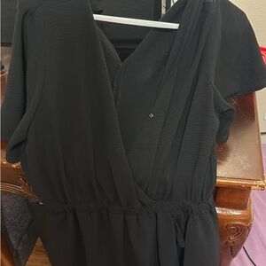 Elegant Black Women's shorts romper